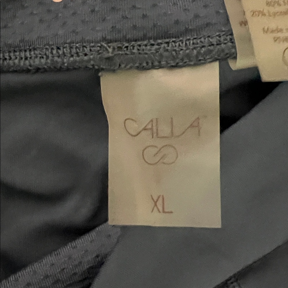 CALIA by Carrie Underwood High Waist Women's Blue Crop Leggings Size XL - Picture 6 of 8